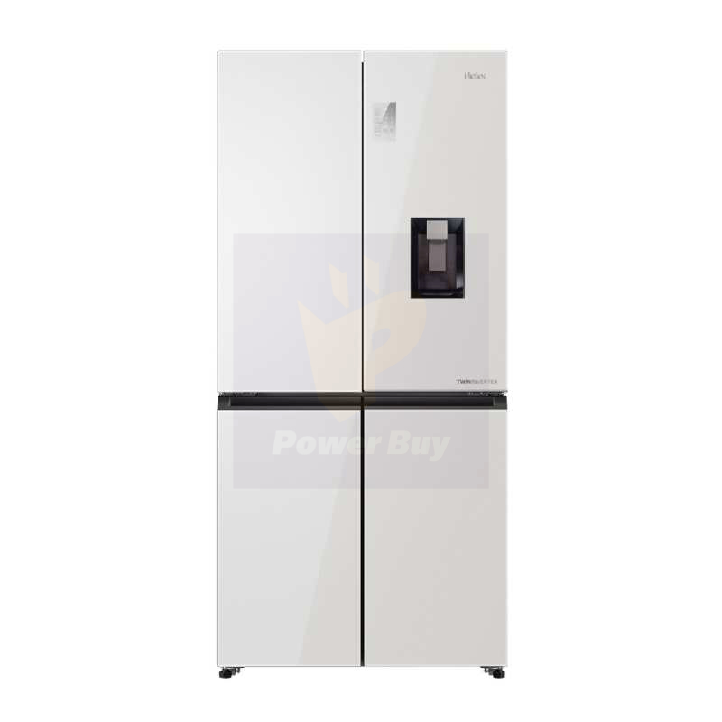 Buy HAIER 4 Doors Refrigerator 16.1 Cubic Inverter (Glass White